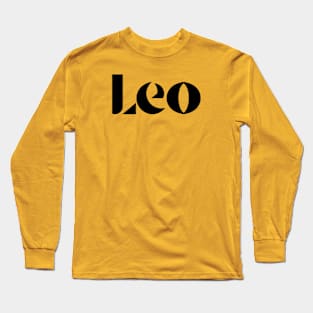 Leo - Zodiac Signs Long Sleeve T-Shirt